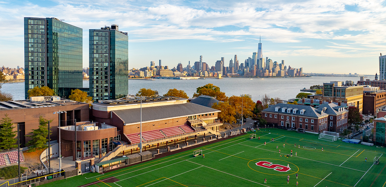 Stevens Institute of Technology overlooking the Manhattan skyline